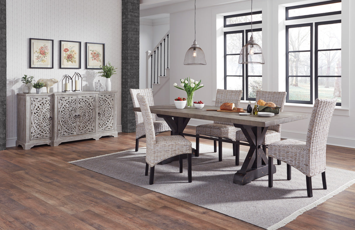 Harmony Vintage Gray Cabinet by Classic Home at Eve Furniture