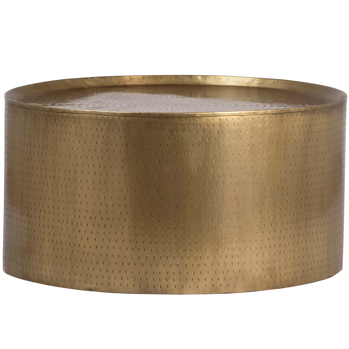 Harper Coffee Table, Brass by Dovetail at Eve Furniture