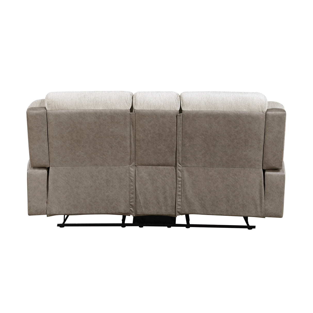 Harriette Beige/Brown Double Reclining Living Room Set by Homelegance at Eve Furniture