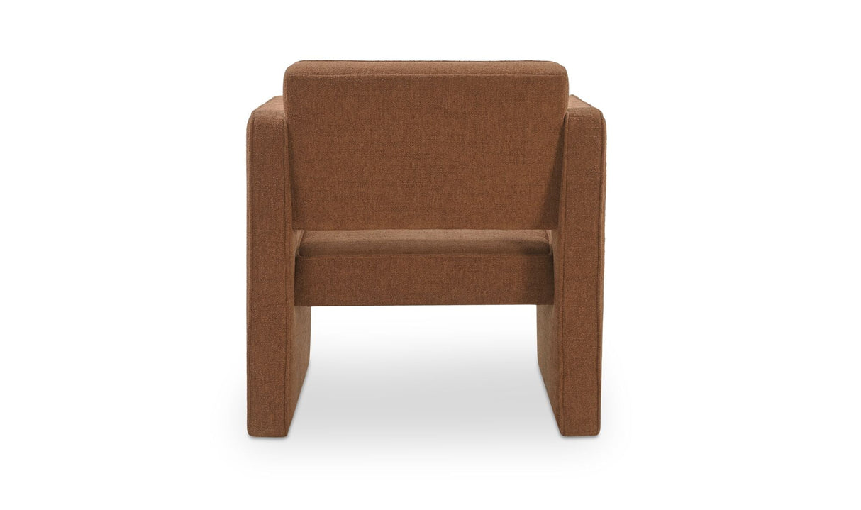 Harris Accent Chair Burgundy by Moe's Home at Eve Furniture