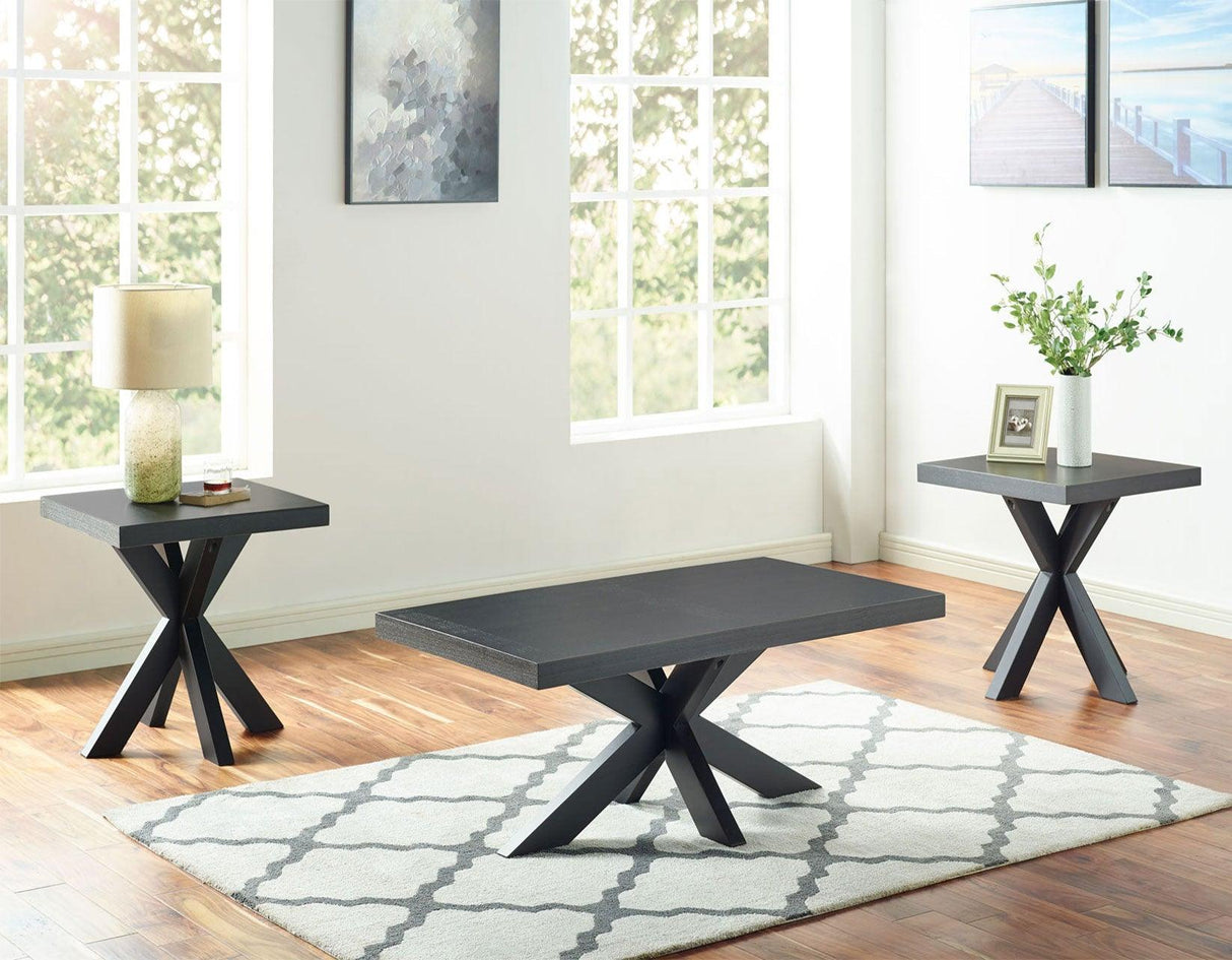 Harris 3-Piece Set (Cocktail & 2 End Tables) by Steve Silver at Eve Furniture