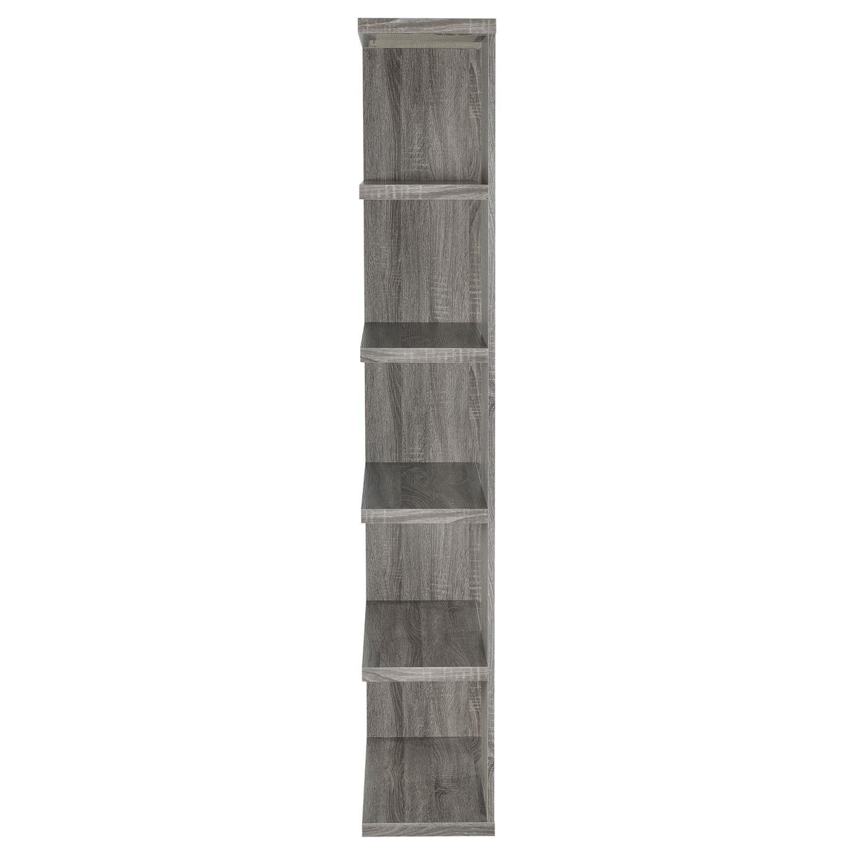 Harrison Weathered Gray 5-Tier Bookcase by Coaster at Eve Furniture