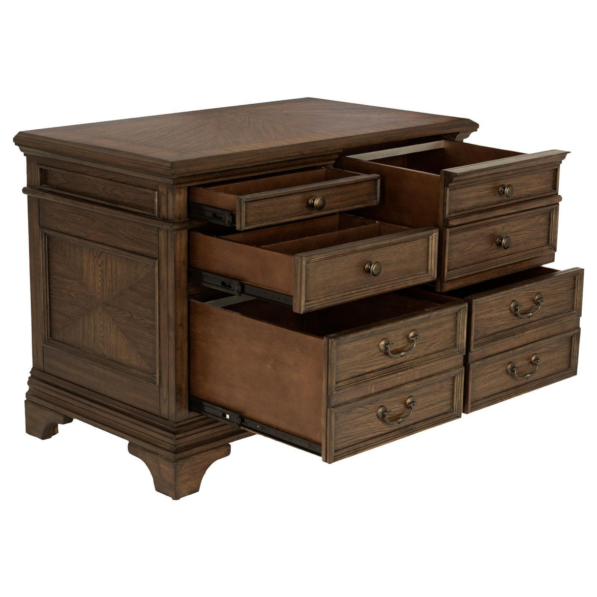 Hartshill Burnished Oak 5-Drawer File Cabinet by Coaster at Eve Furniture
