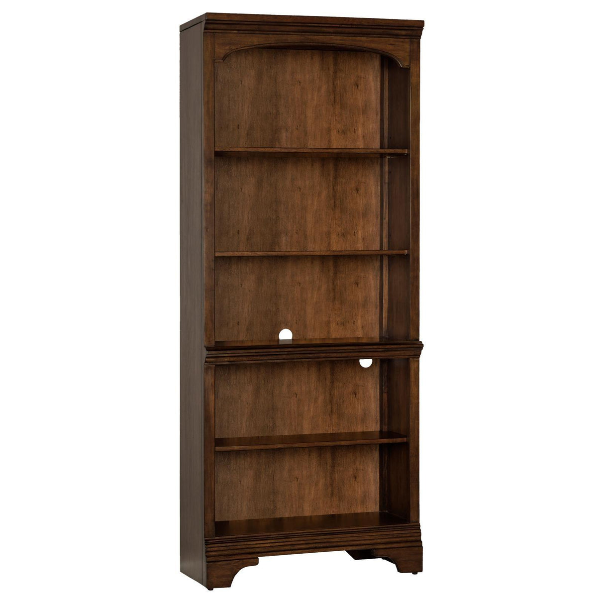 Hartshill Burnished Oak 5-Shelf Bookcase by Coaster at Eve Furniture