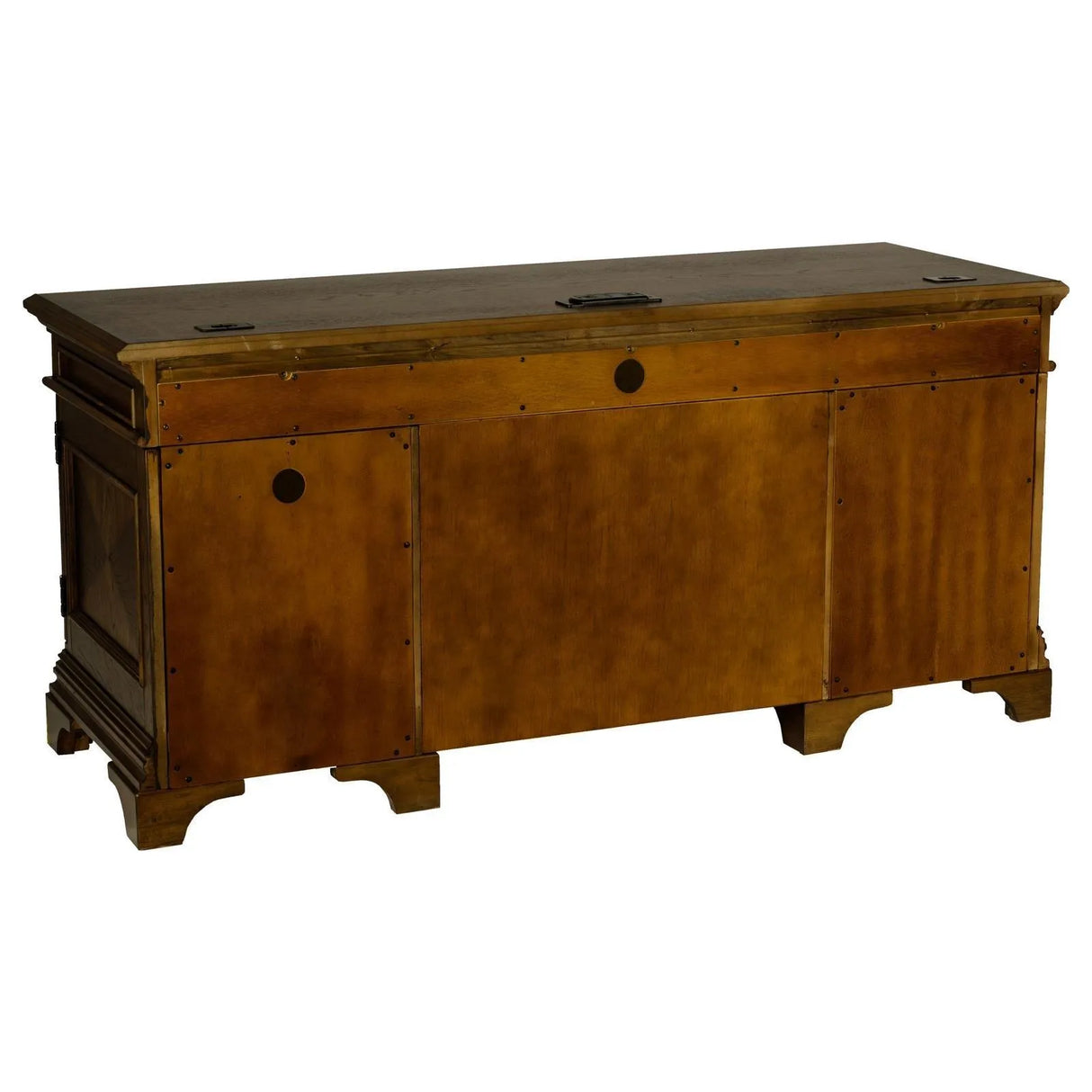 Hartshill Burnished Oak Credenza with Power Outlet by Coaster at Eve Furniture
