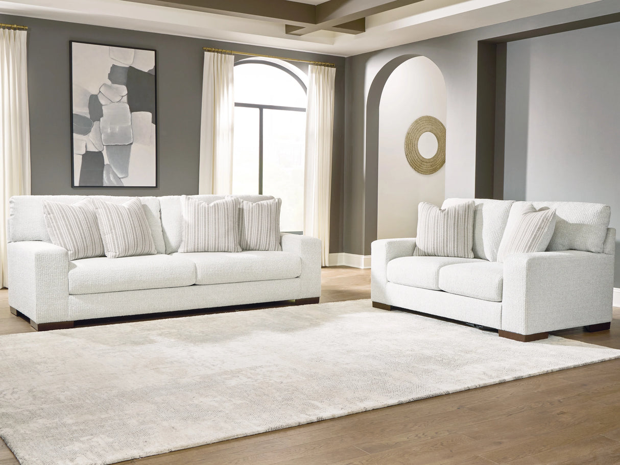 Hartside Frosted Sofa and Loveseat by Ashley at Eve Furniture