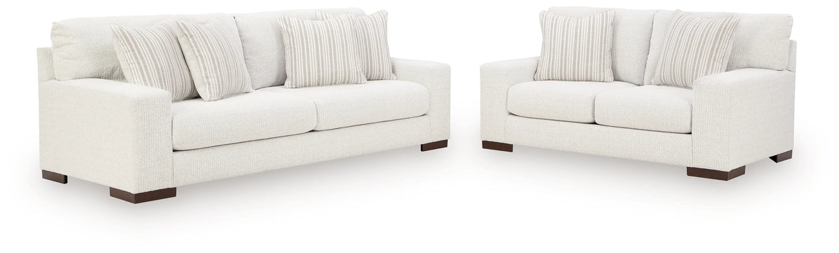 Hartside Frosted Sofa and Loveseat by Ashley at Eve Furniture
