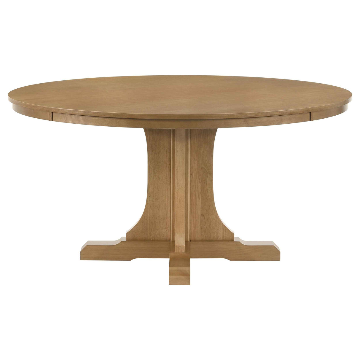 Hartville Natural Light Brown 60-inch Round Dining Table by Coaster at Eve Furniture