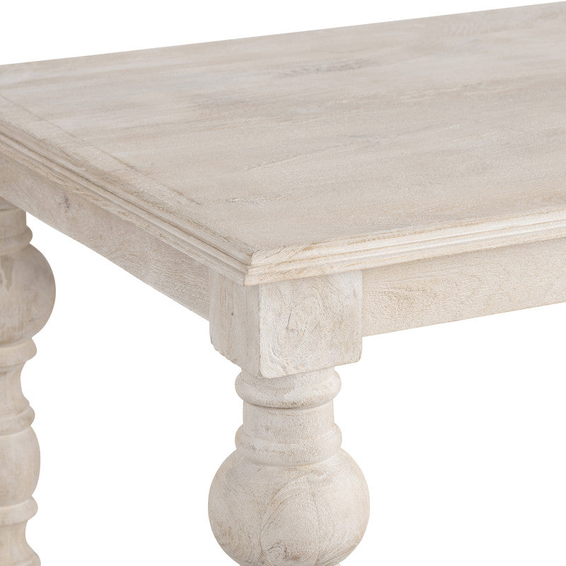 Harvest White/Tan Dining Table by Crestview at Eve Furniture