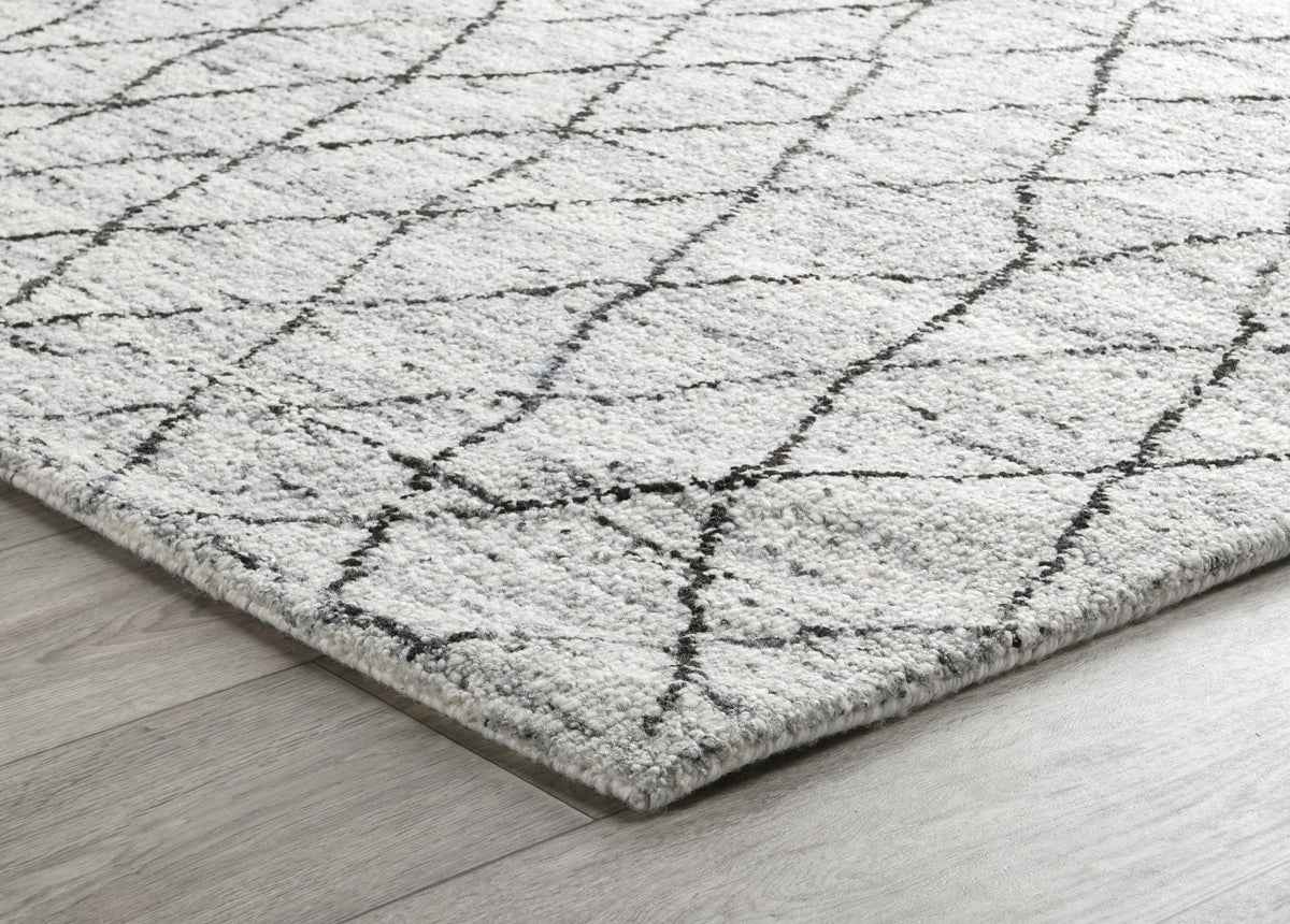 Hastings Ivory/Gray Rug by Classic Home at Eve Furniture