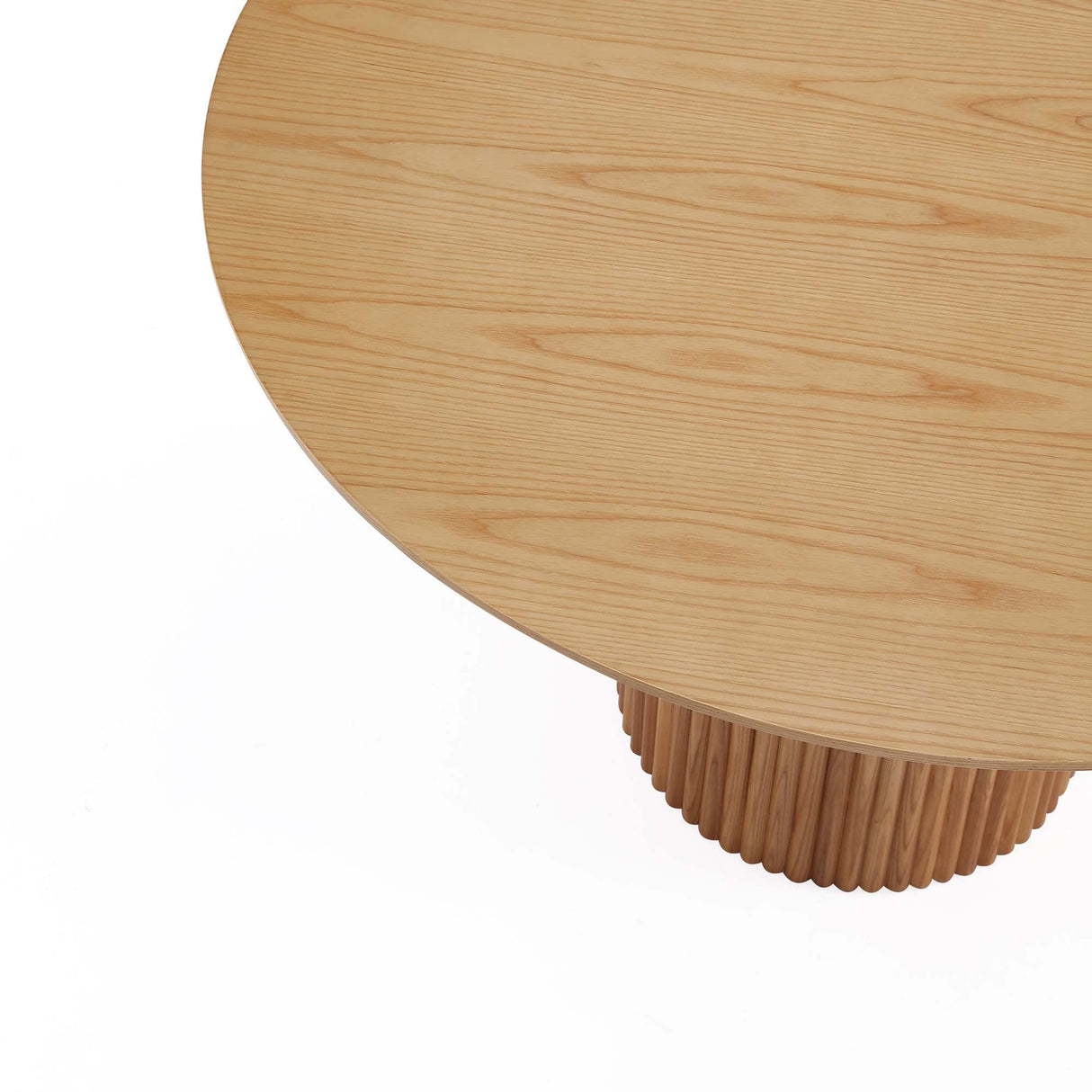 Hathaway 47.24 Round Dining Table in Nature by Manhattan Comfort at Eve Furniture