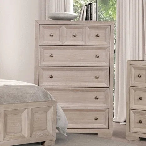 Hatton Cross Tawny 5-Piece Queen Bedroom Set (N2) by Furniture of America at Eve Furniture