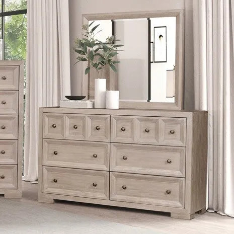 Hatton Cross Tawny 5-Piece Queen Bedroom Set (N2) by Furniture of America at Eve Furniture