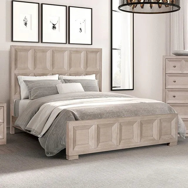 Hatton Cross Tawny 4-Piece Queen Bedroom Set (N2) by Furniture of America at Eve Furniture