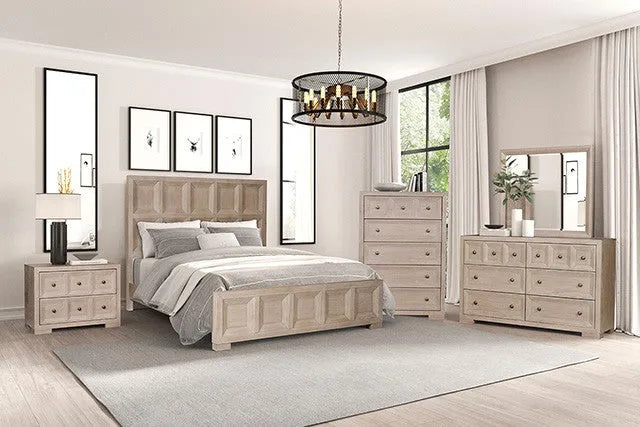 Hatton Cross Tawny 4-Piece Queen Bedroom Set (N2) by Furniture of America at Eve Furniture
