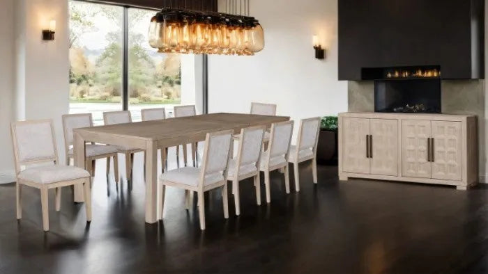Hatton Cross Tawny 9-Piece Dining Room Set by Furniture of America at Eve Furniture
