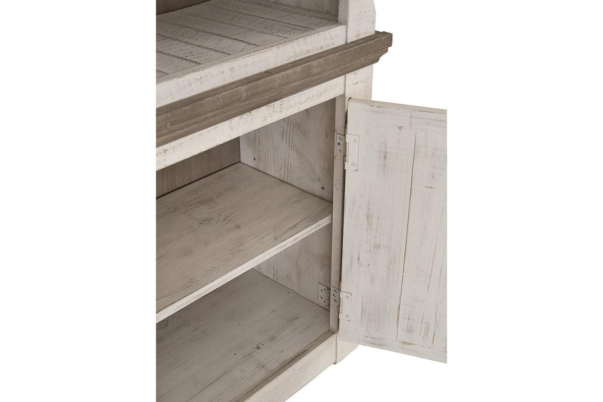 Havalance Two-tone 4-Piece Entertainment Center by Ashley at Eve Furniture