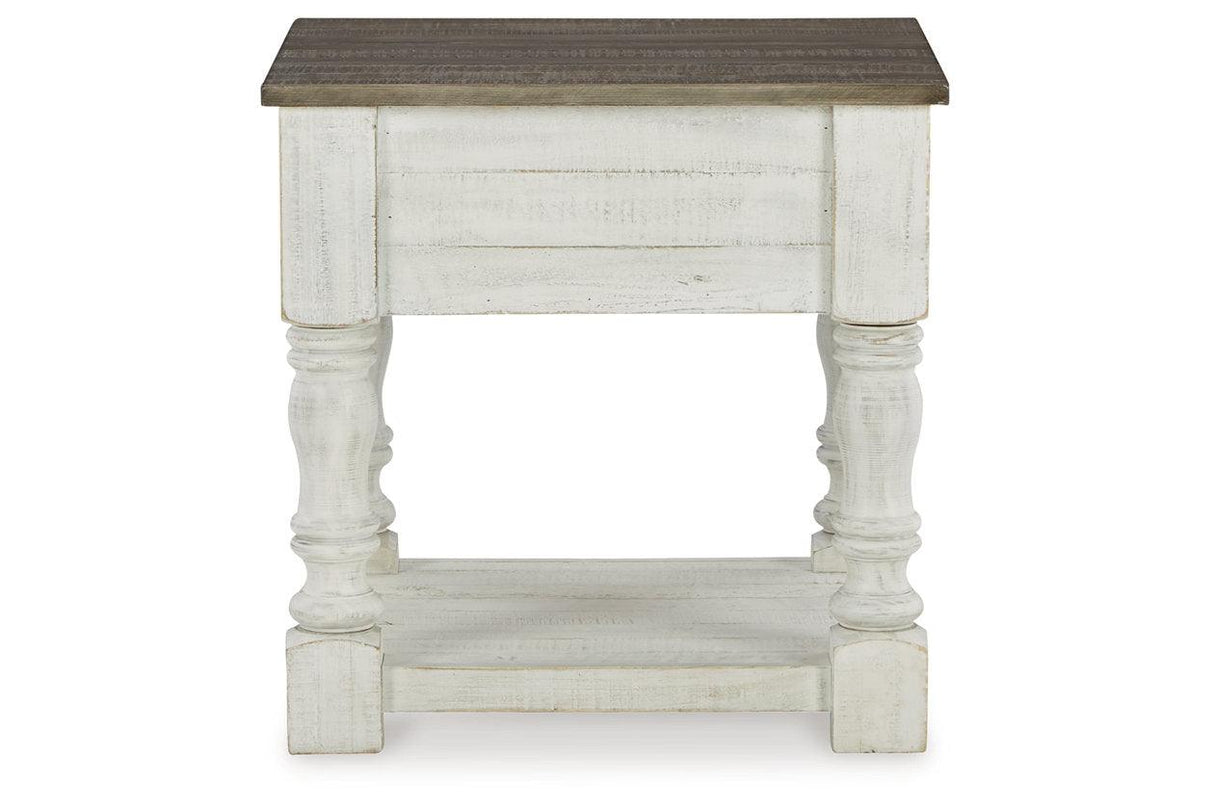 Havalance White/Gray Lift Top Coffee Table and 2 End Tables by Ashley at Eve Furniture