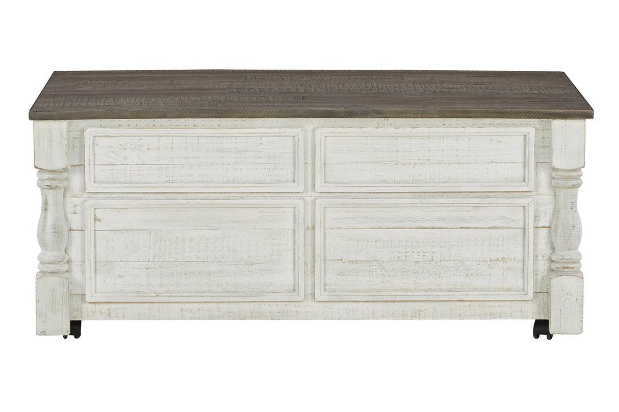 Havalance White/Gray Lift-Top Coffee Table by Ashley at Eve Furniture