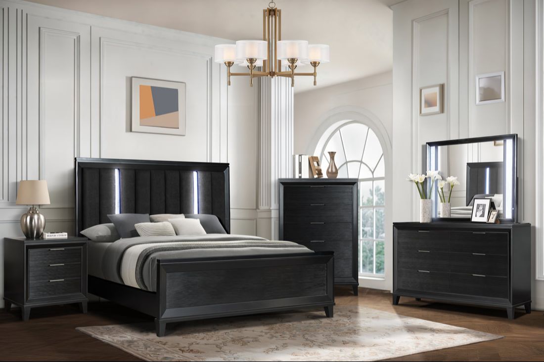 Havana Black Bedroom Set by Happy Homes at Eve Furniture