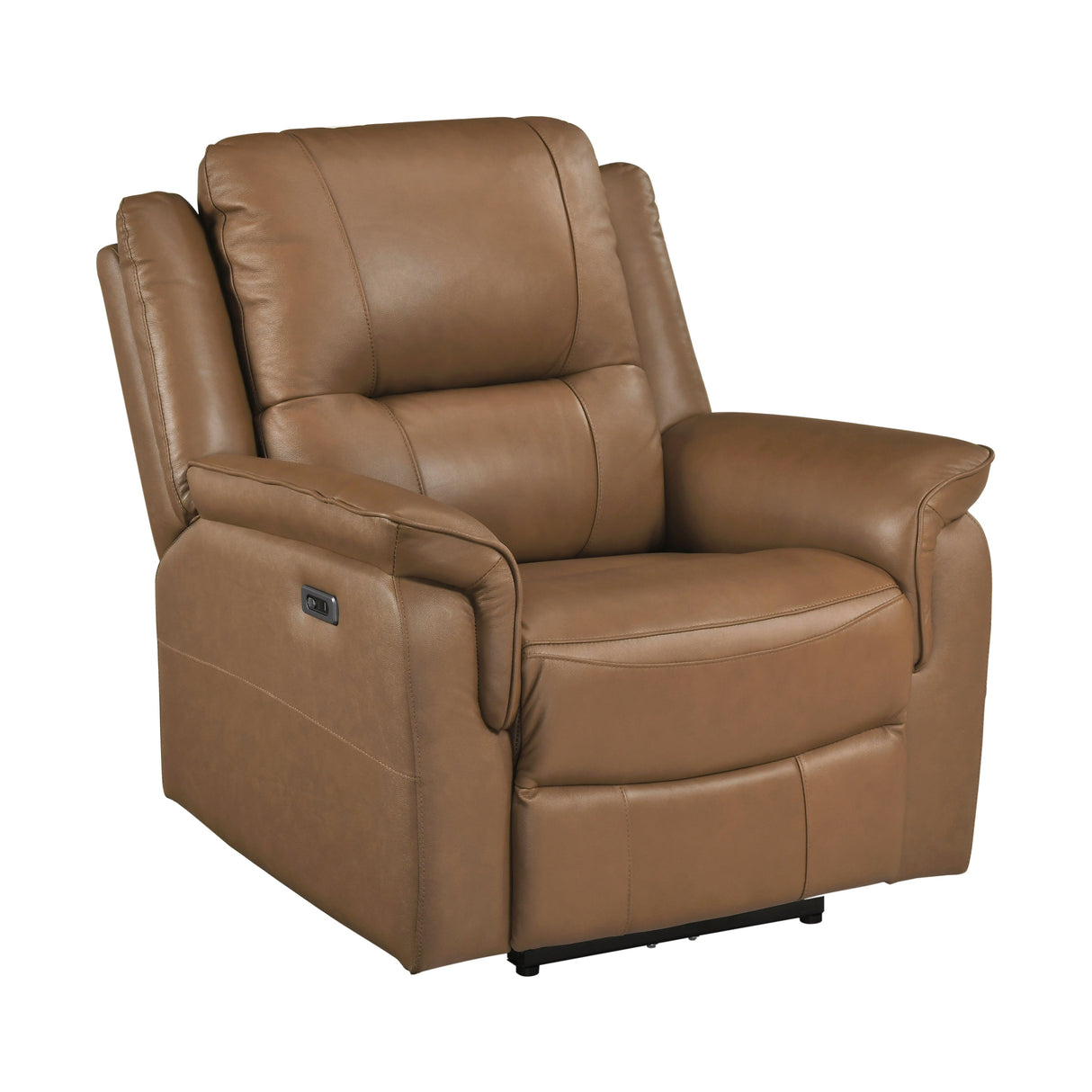 Haven Brown 3-Piece Power Reclining Set (Sofa & Loveseat & Chair) by Homelegance at Eve Furniture