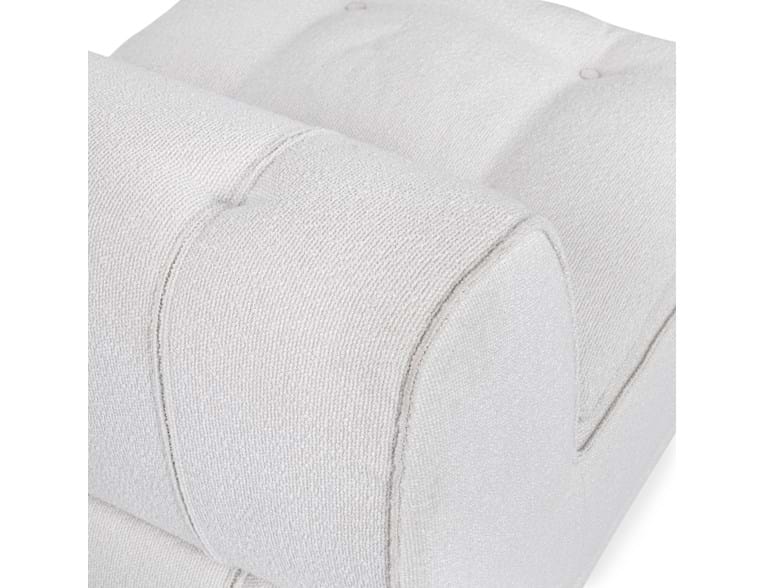 Haven White Upholstered Armless Chair by Classic Home at Eve Furniture