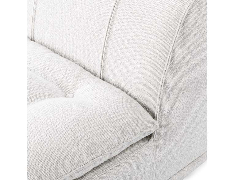 Haven White Upholstered Armless Chair by Classic Home at Eve Furniture