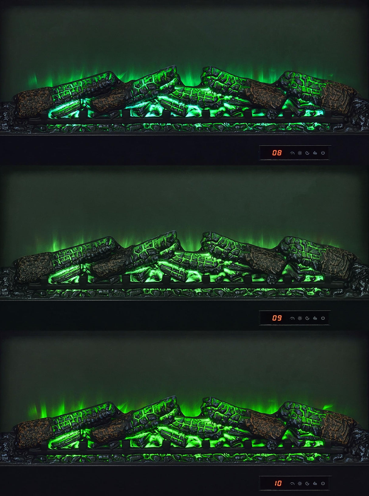 Havering Dark Pine 71-inch TV Stand Fireplace Media Console by Coaster at Eve Furniture