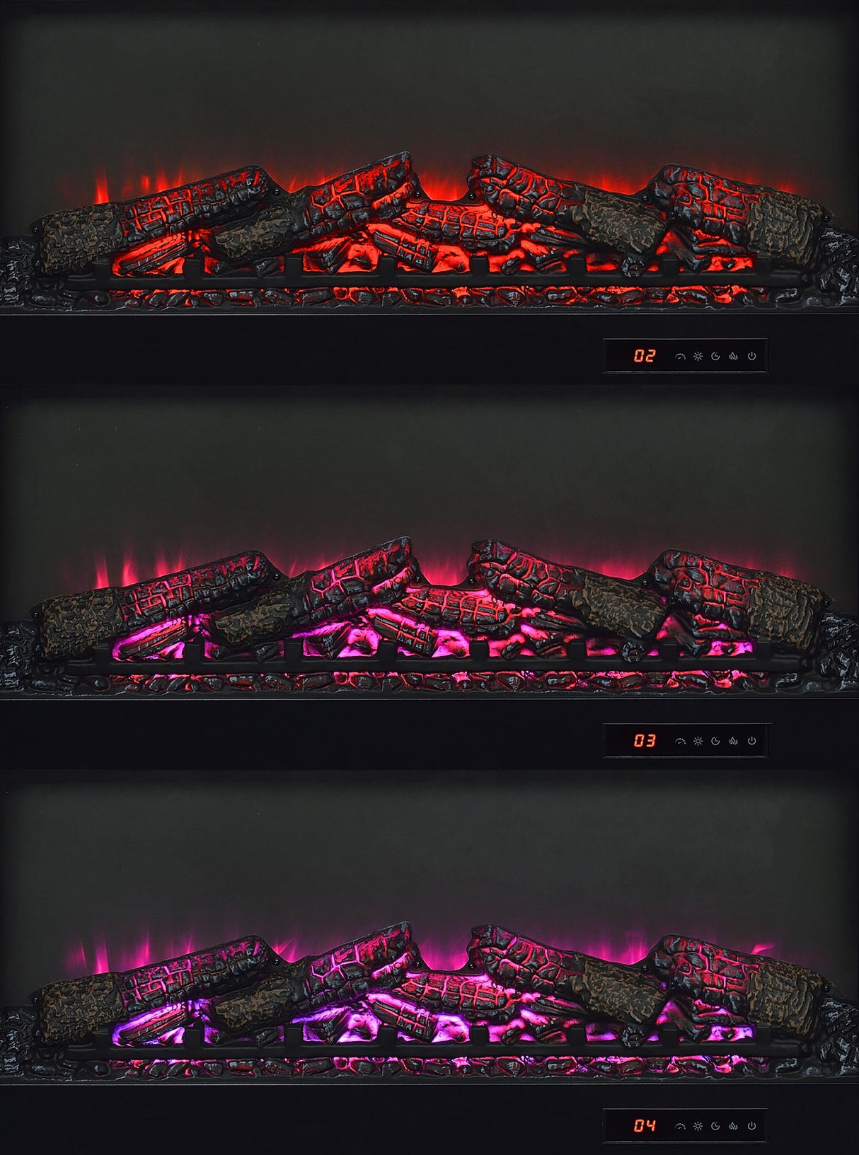 Havering Dark Pine 71-inch TV Stand Fireplace Media Console by Coaster at Eve Furniture