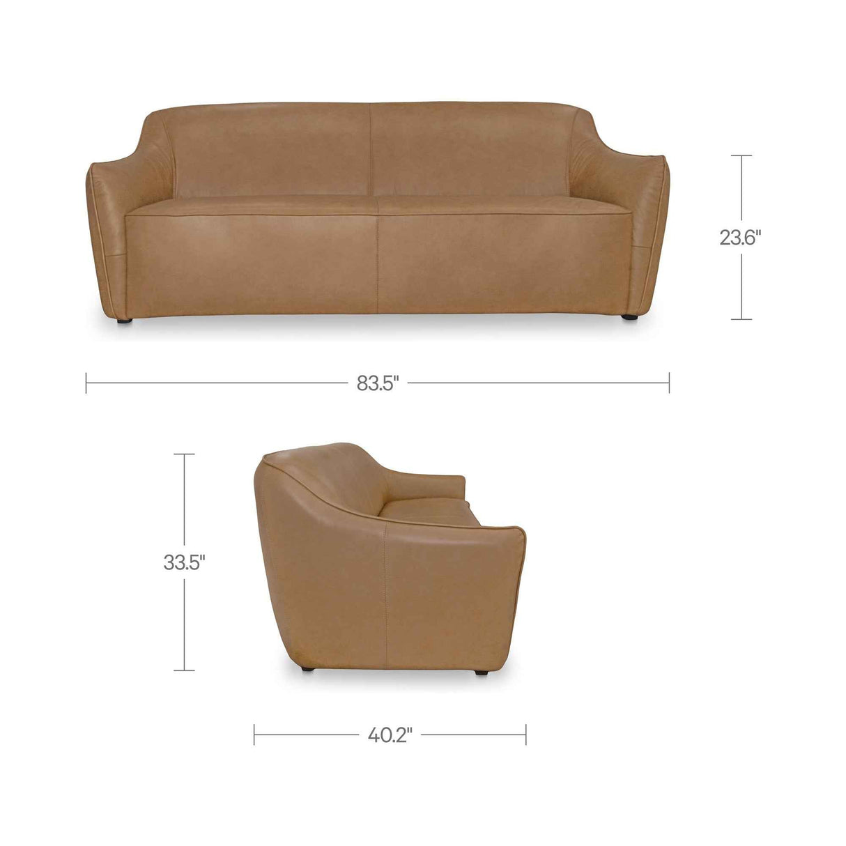 Hawkins Tan Sofa