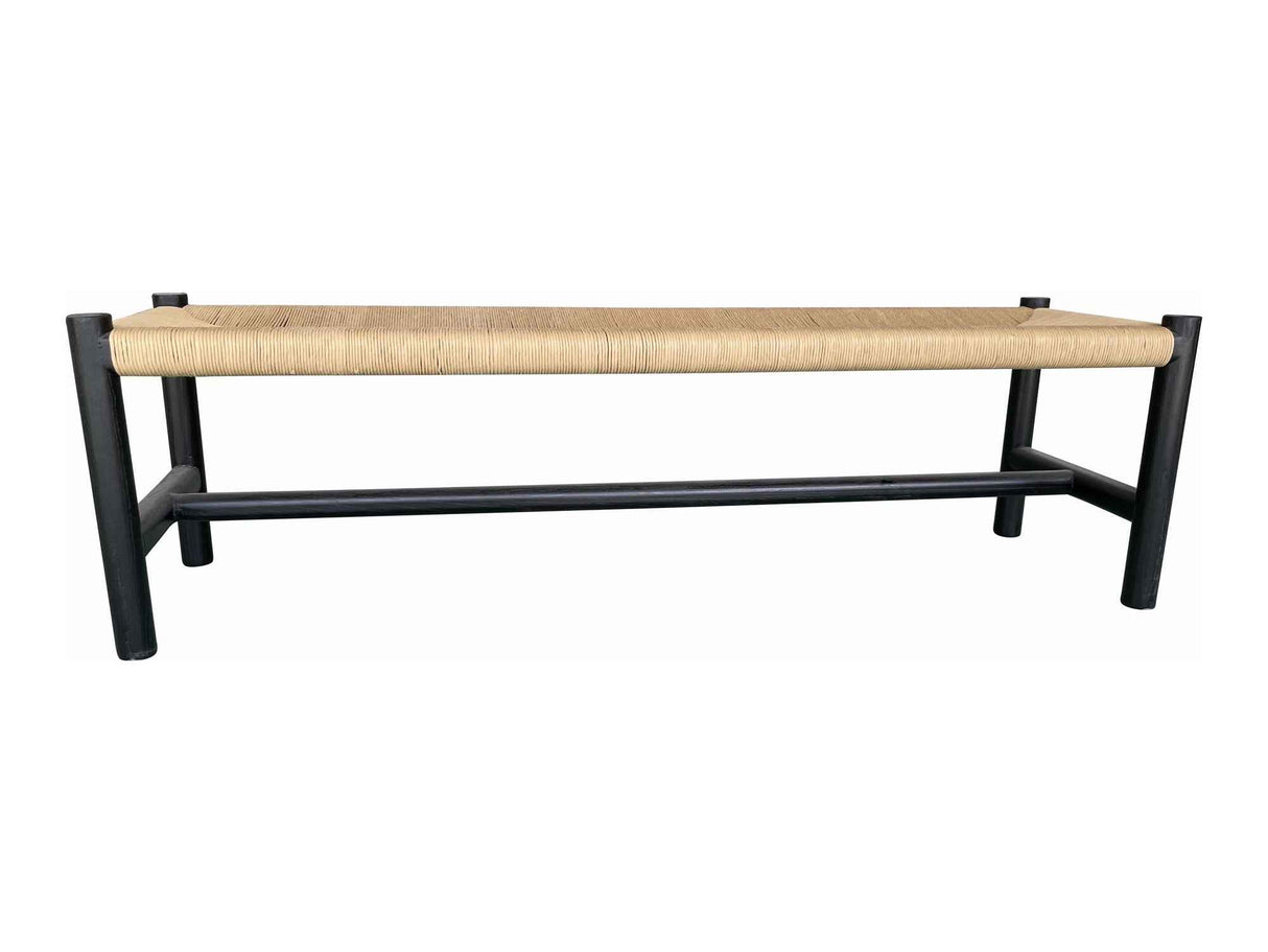 Hawthorn Black Large Bench by Moe's Home at Eve Furniture
