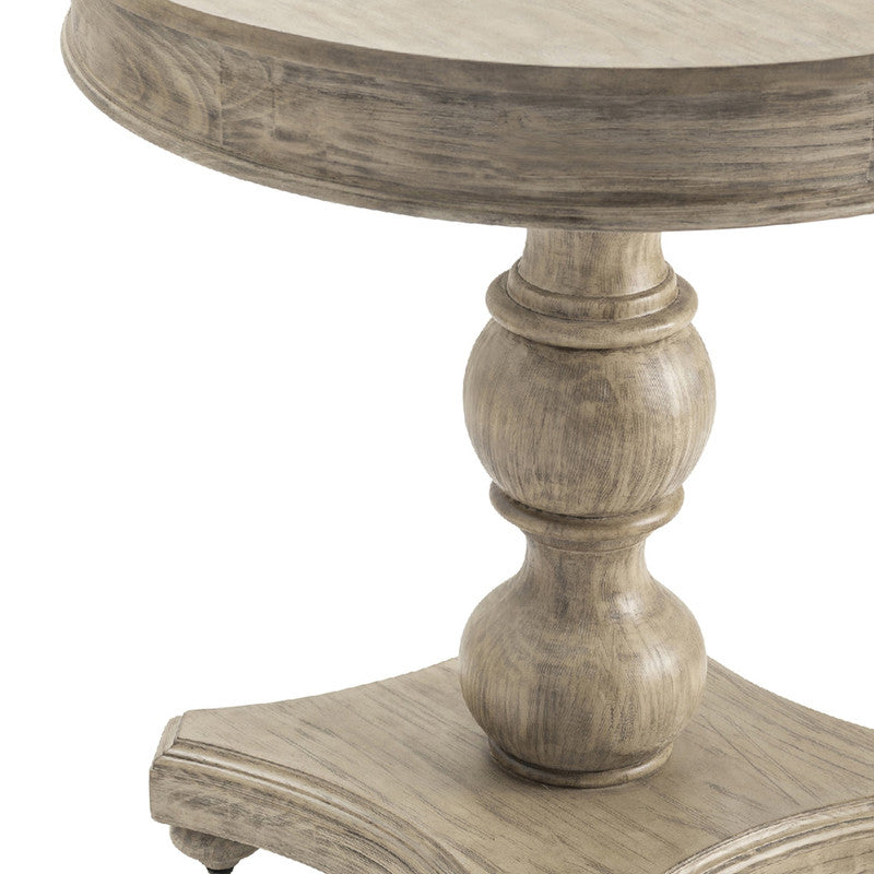 Hawthorne Estate Beige Accent Table by Crestview at Eve Furniture