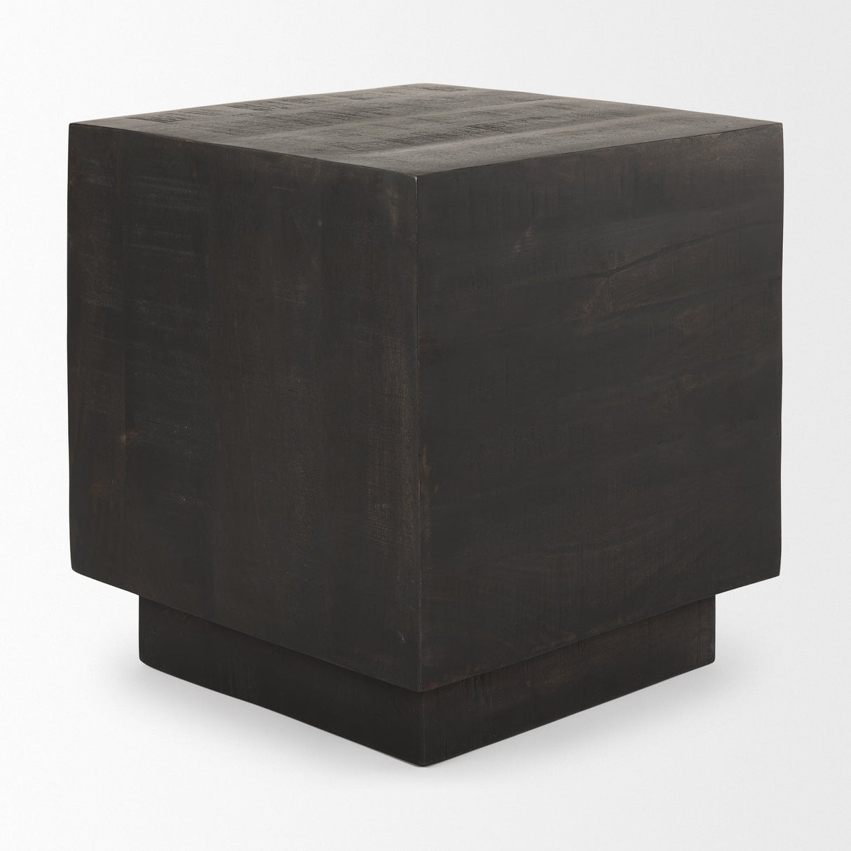 Hayden Dark Brown Wood End/Side Table by Mercana at Eve Furniture