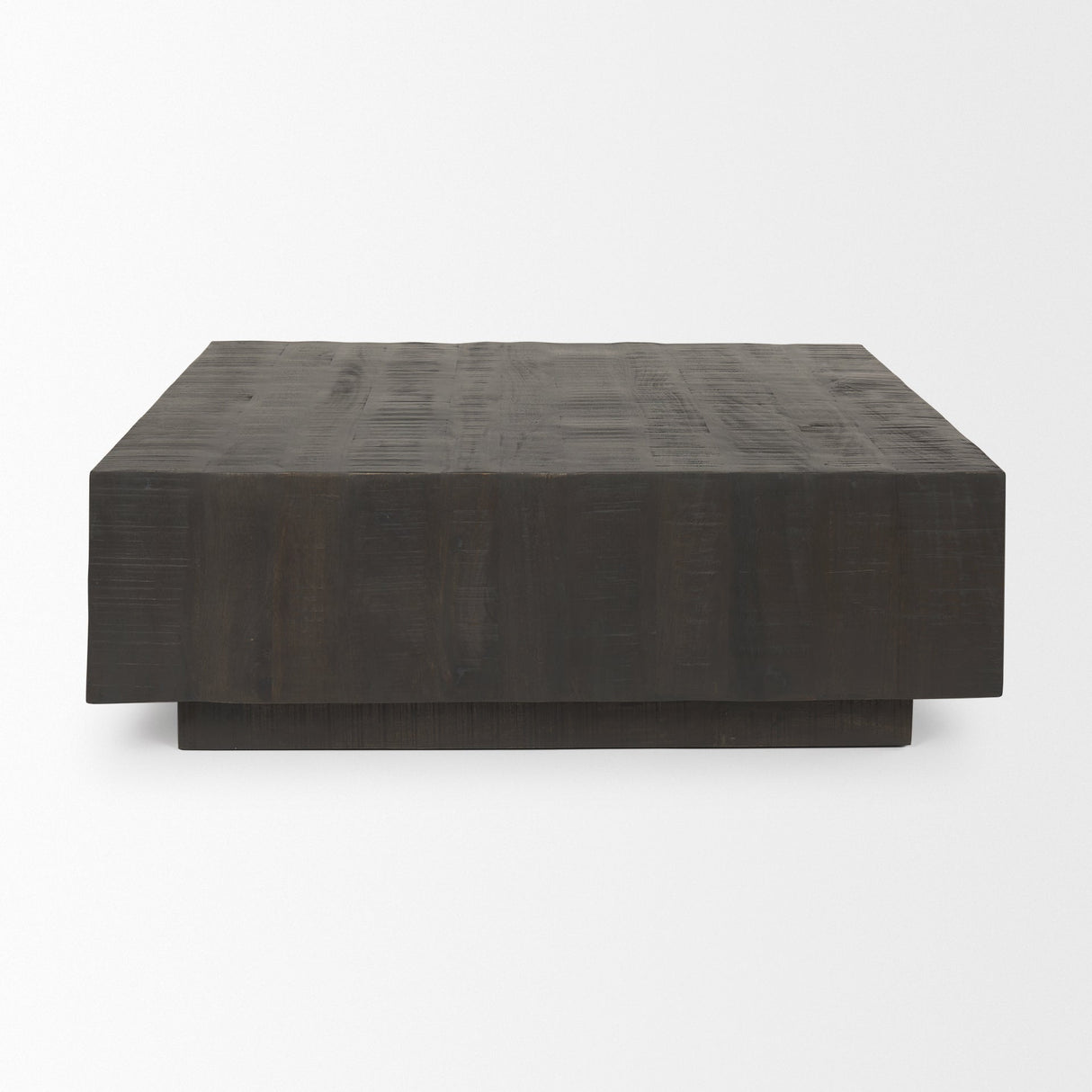 Hayden Dark Brown Wood Square Coffee Table by Mercana at Eve Furniture