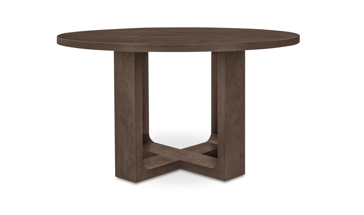 Hayes Dining Table Rustic Brown by Moe's Home at Eve Furniture