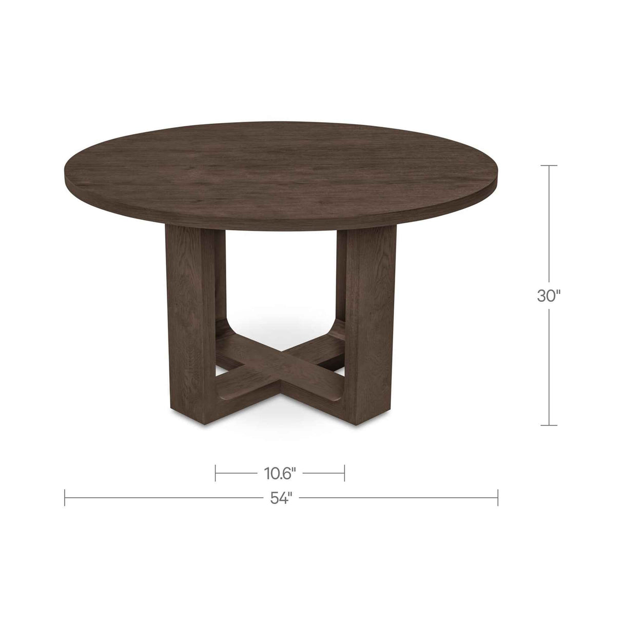 Hayes Rustic Brown Dining Table by Moe's Home at Eve Furniture