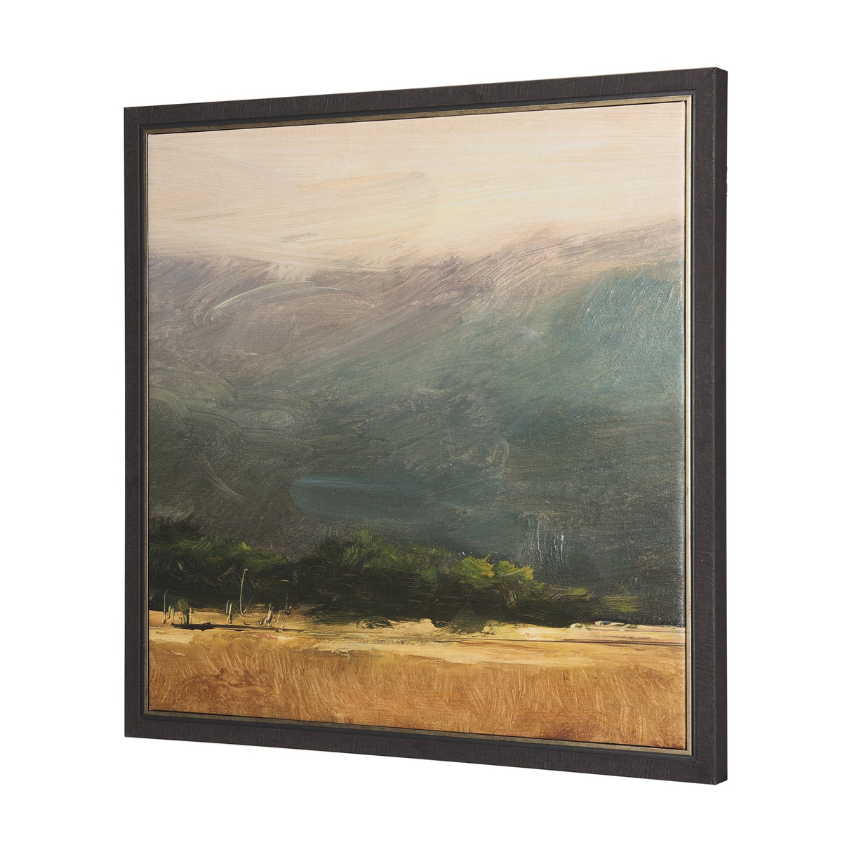 Haze Landscape by Mercana Studio a Hand Embellished Textured Framed Canvas by Mercana at Eve Furniture