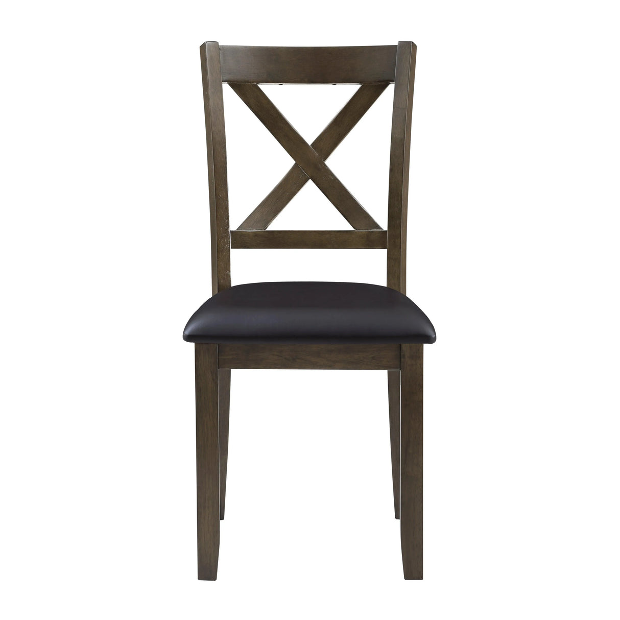 Hazel Charcoal Brown 5-Piece Dining Set by Homelegance at Eve Furniture