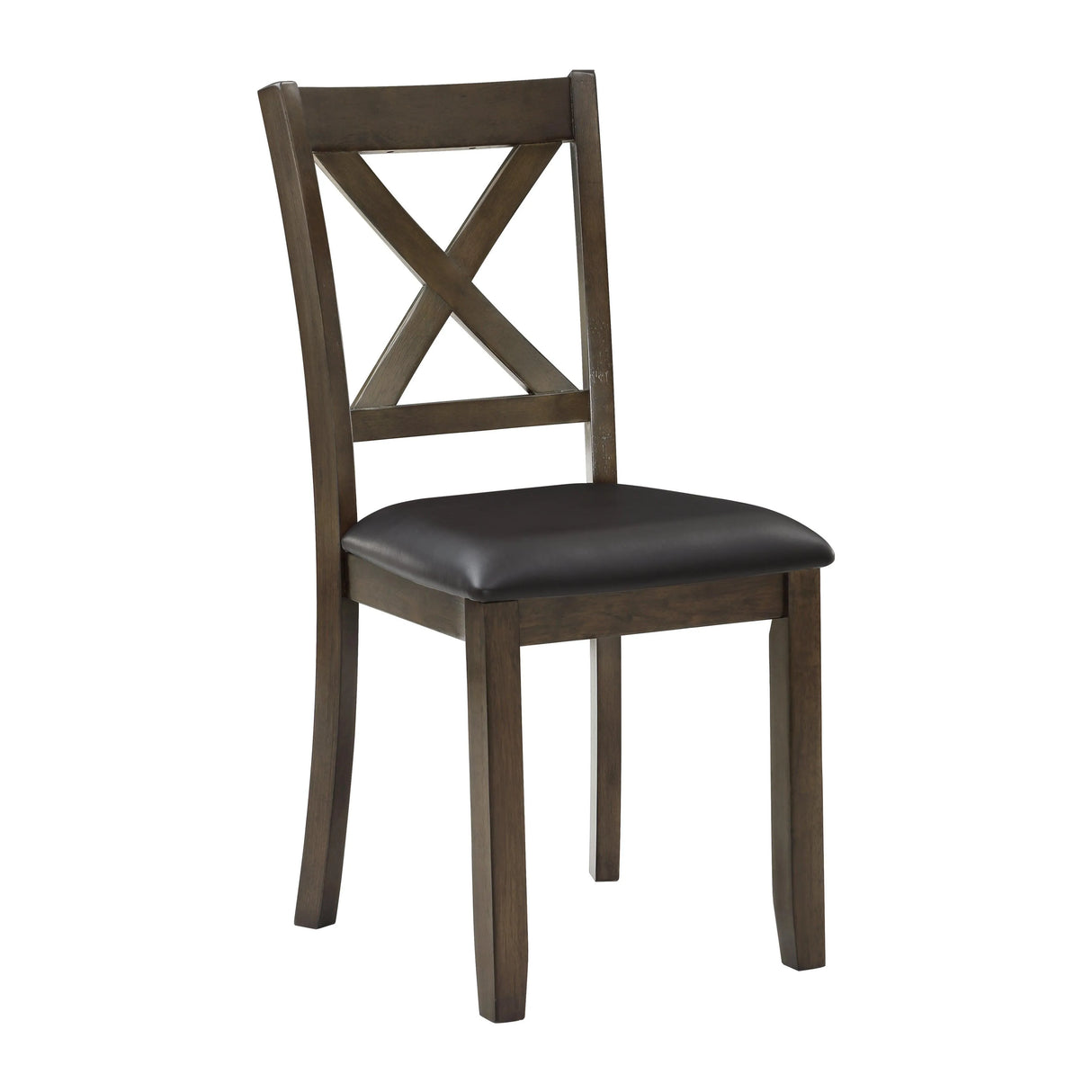 Hazel Charcoal Brown 5-Piece Dining Set by Homelegance at Eve Furniture