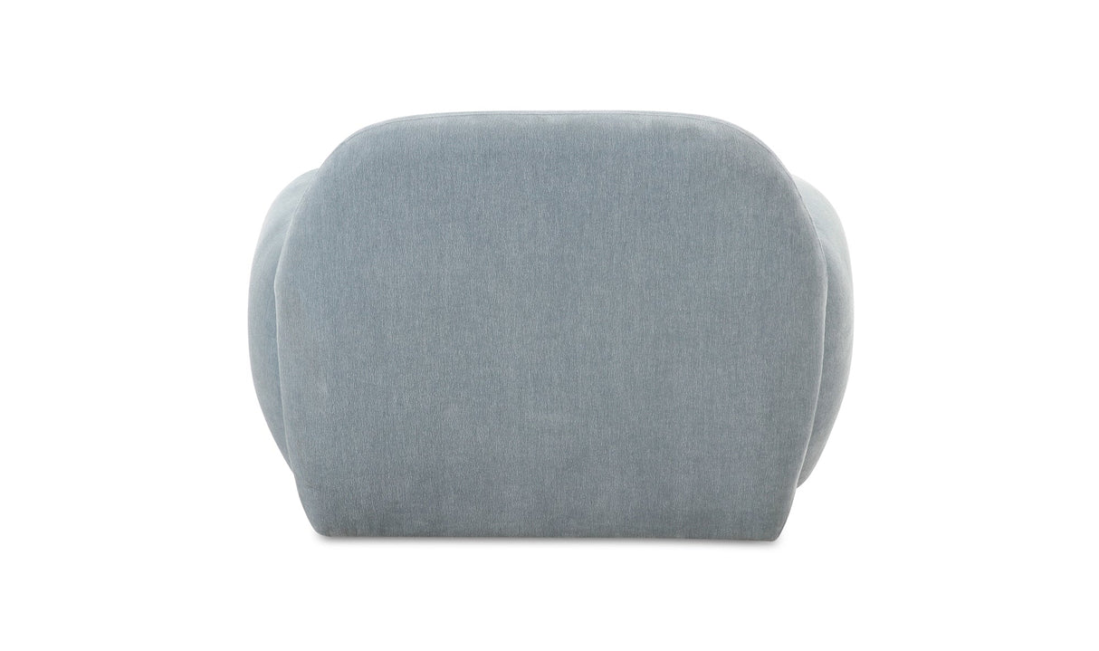Hazel Lounge Chair Light Blue by Moe's Home at Eve Furniture