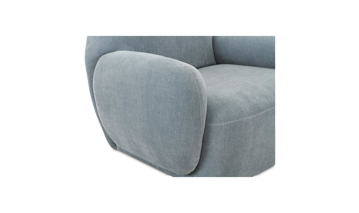 Hazel Lounge Chair Light Blue by Moe's Home at Eve Furniture