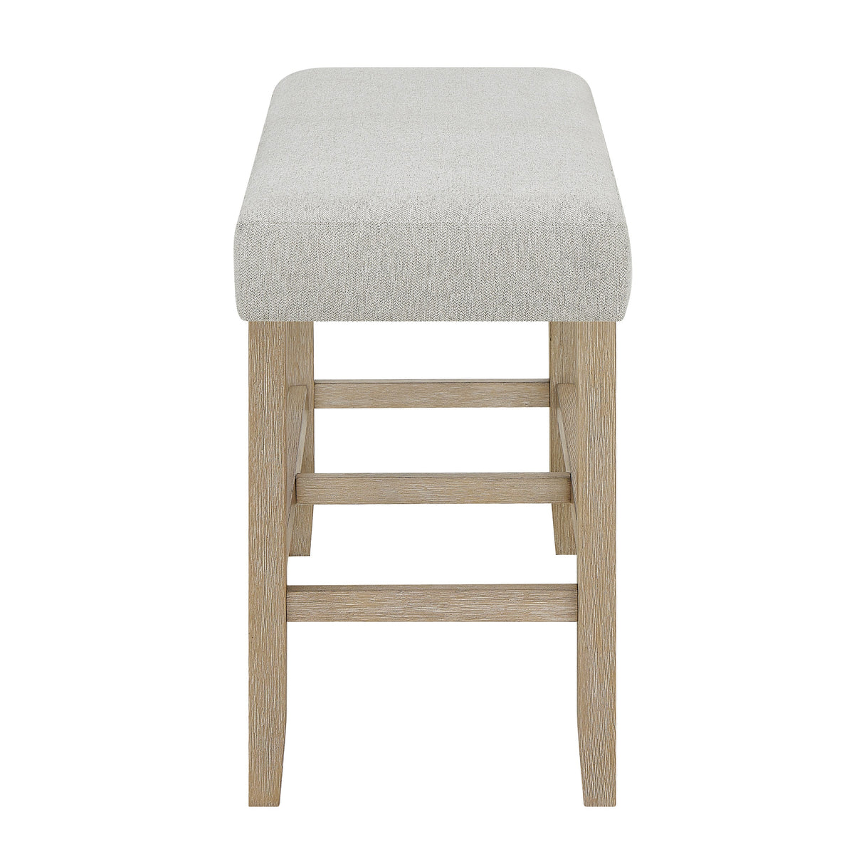 Hazel Neutral Counter Height Bench by Crown Mark at Eve Furniture