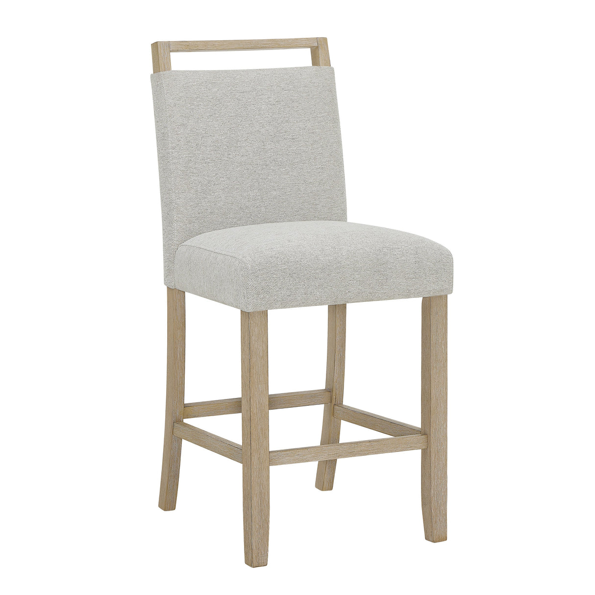 Hazel Neutral Counter Height Chair, Set of 2 by Crown Mark at Eve Furniture