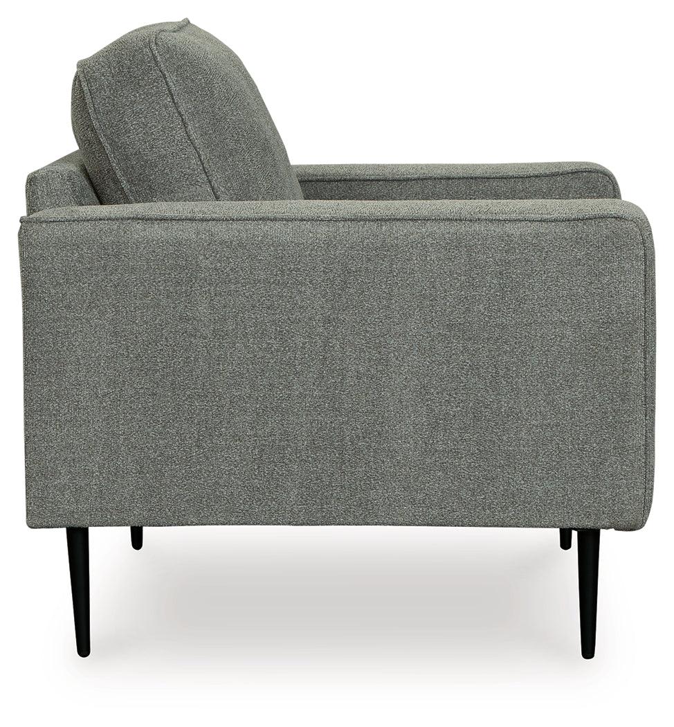 Hazela Charcoal Chair by Ashley at Eve Furniture