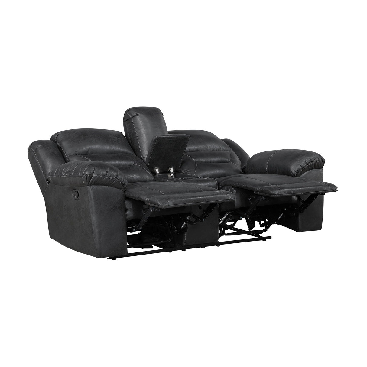 Hazen Black Reclining Living Room Set by Homelegance at Eve Furniture