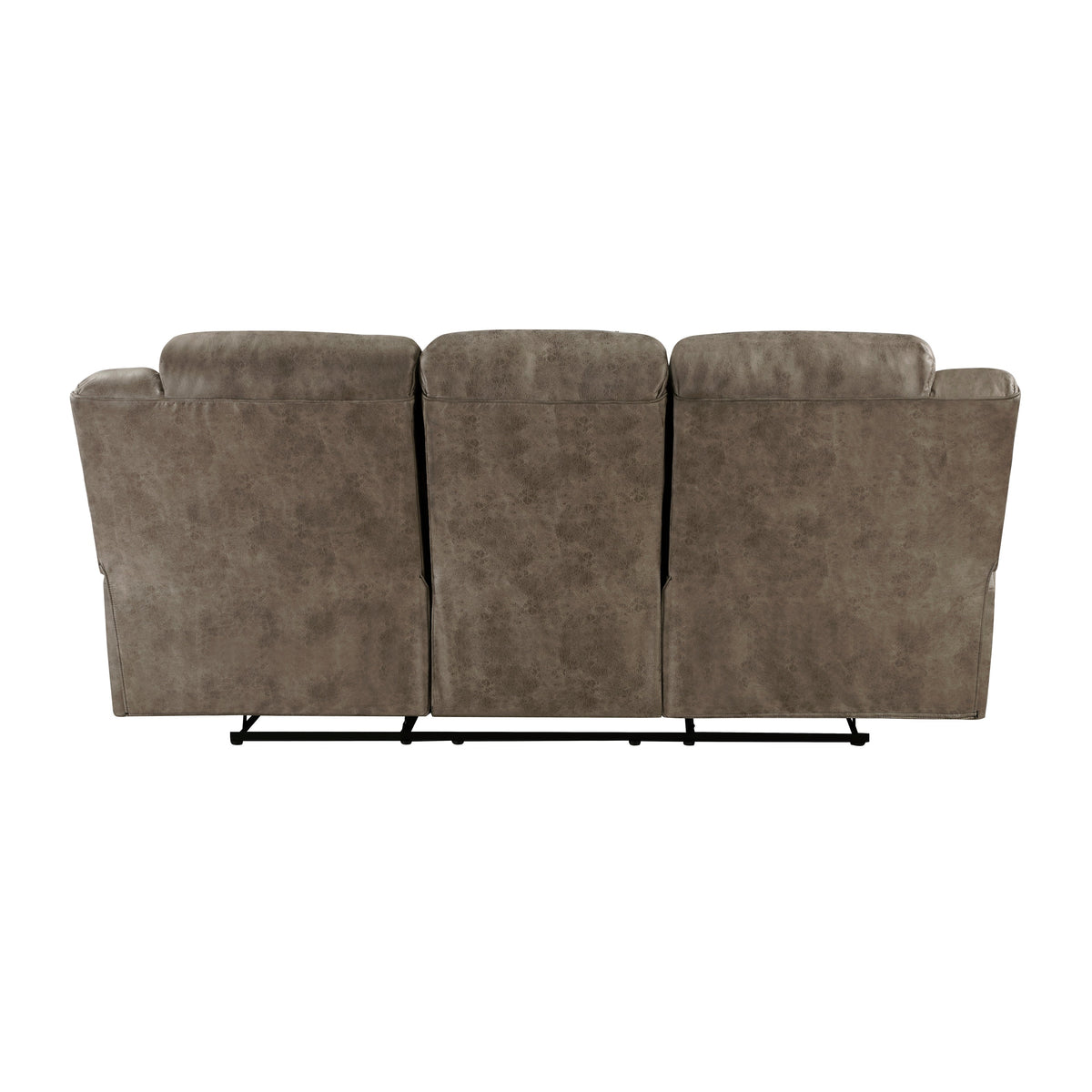 Hazen Brown 2-Piece Double Reclining Set by Homelegance at Eve Furniture