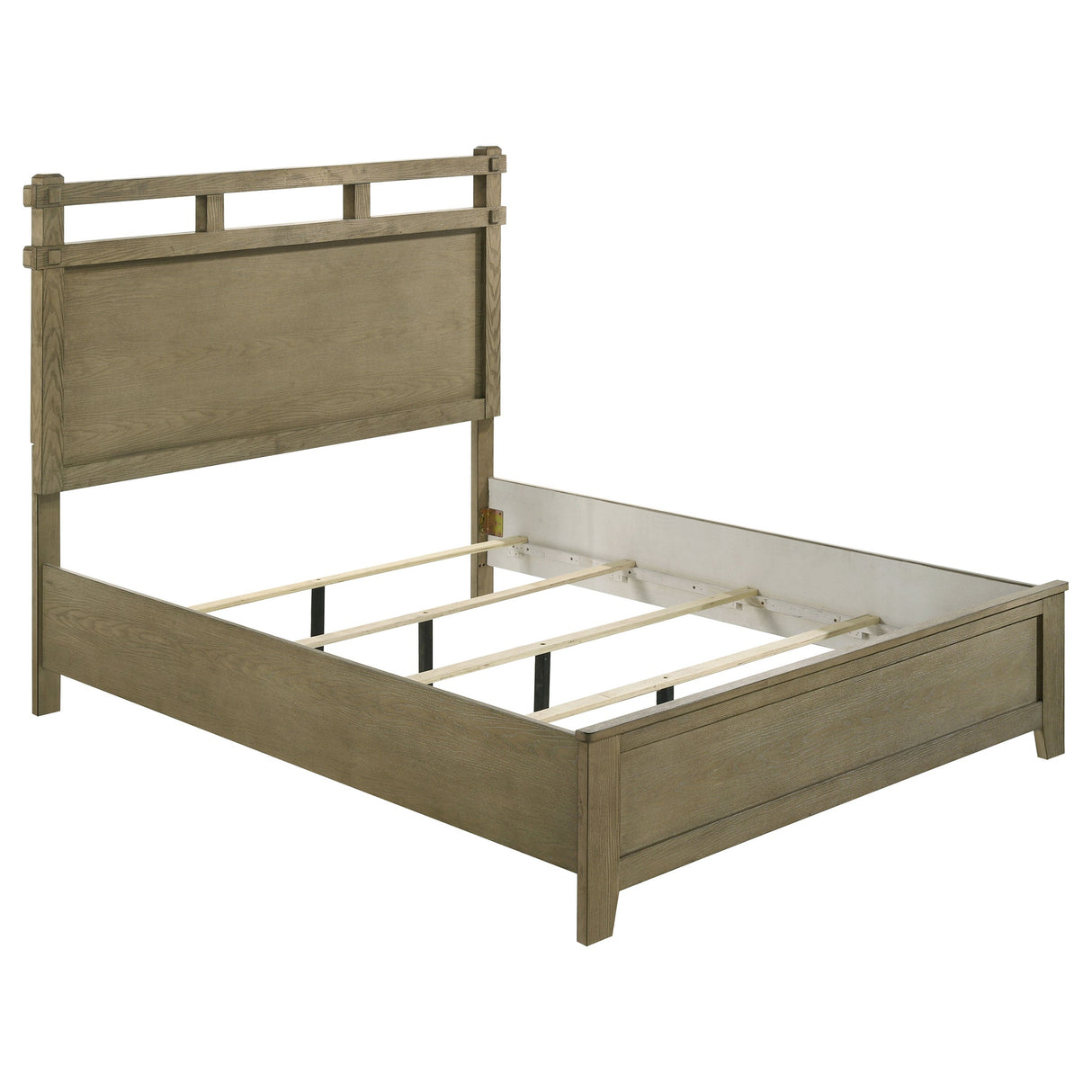 Hazlewood Vineyard Oak 4-piece Queen Bedroom Set by Coaster at Eve Furniture