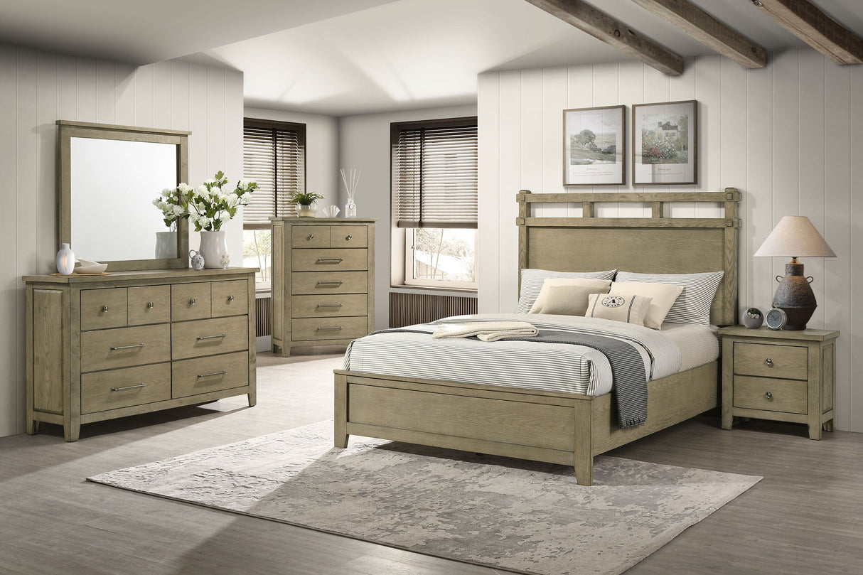 Hazlewood Vineyard Oak 6-drawer Bedroom Dresser Cabinet by Coaster at Eve Furniture