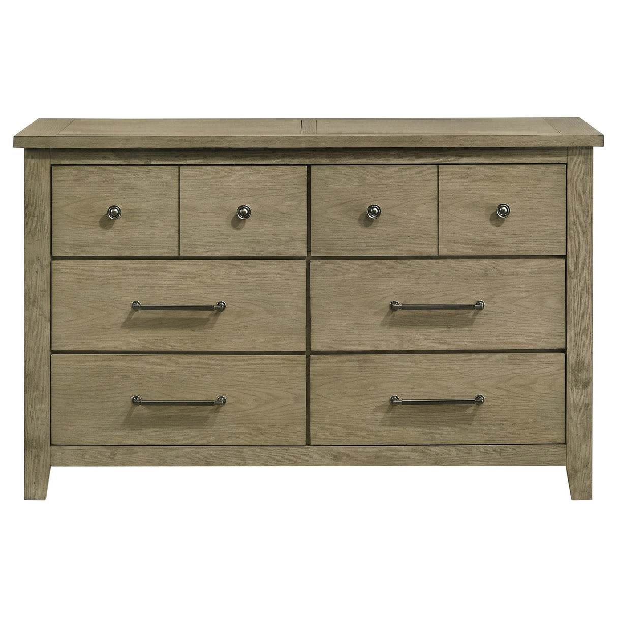 Hazlewood Vineyard Oak 6-drawer Bedroom Dresser Cabinet by Coaster at Eve Furniture