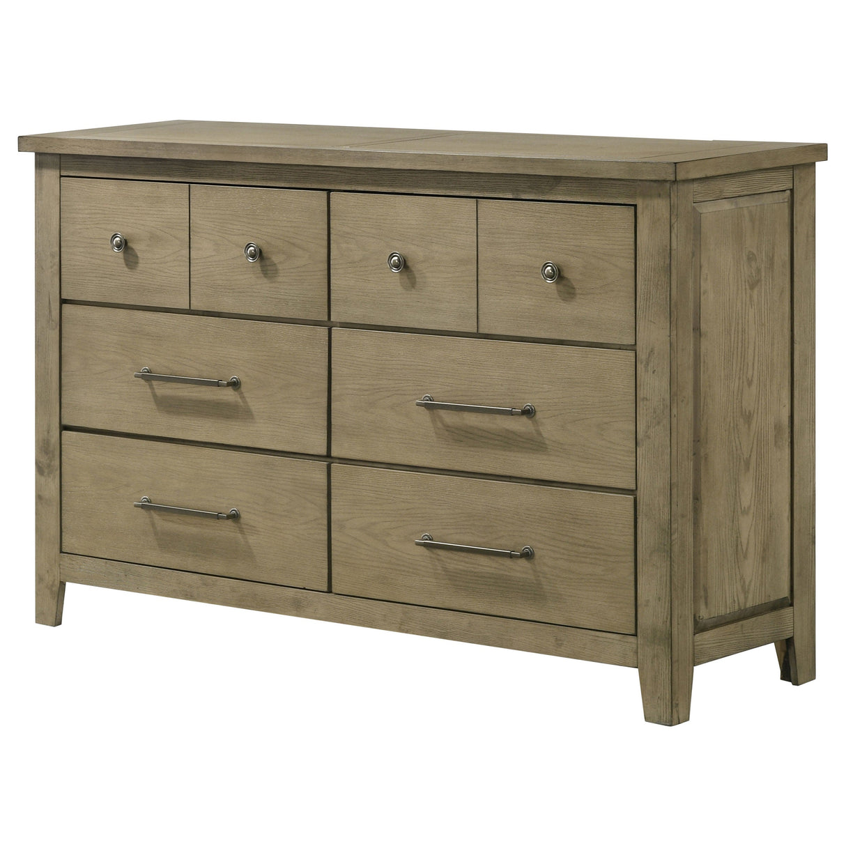 Hazlewood Vineyard Oak 6-drawer Bedroom Dresser Cabinet by Coaster at Eve Furniture